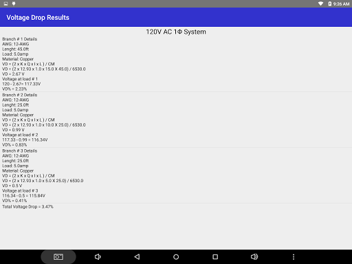 Electrician's Bible Screenshot