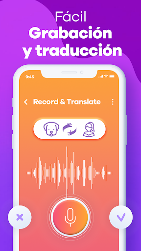 Captura de pantalla de Traductor humano a perro
