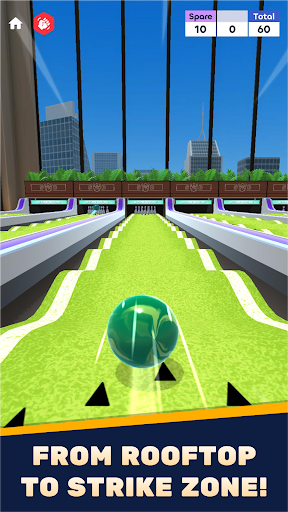 Captura de pantalla de Skyline Bowling