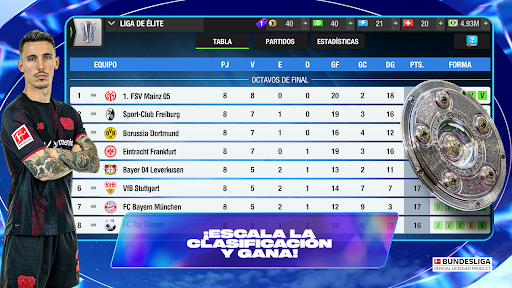 Captura de pantalla de Top Eleven: Manager de Fútbol