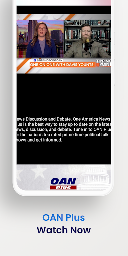 Captura de pantalla de OAN: Live Breaking News
