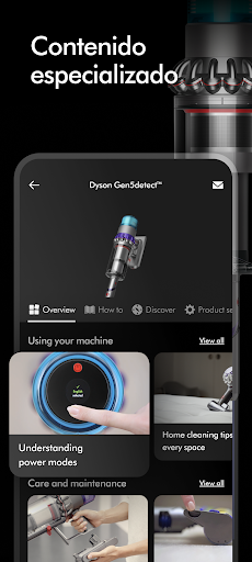 Captura de pantalla de MyDyson™