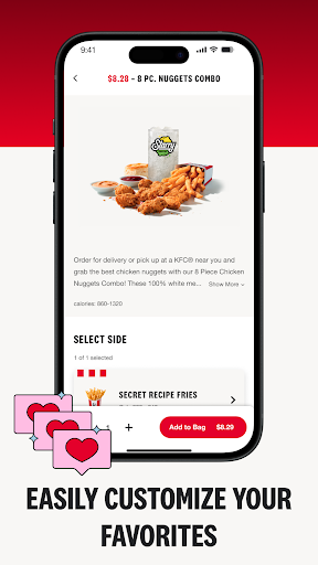 Captura de pantalla de KFC US - Ordering App