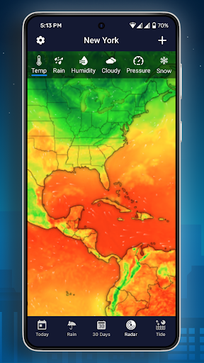 Captura de pantalla de 9Weather: Radar El Tiempo