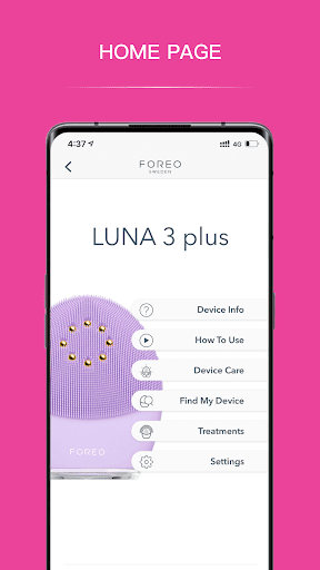 Captura de pantalla de FOREO For You