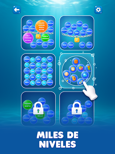 Captura de pantalla de Bubble Word Jam