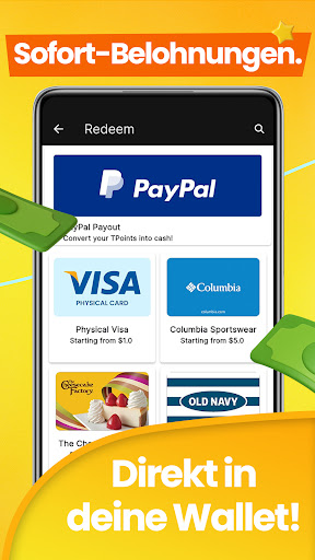 Try Rewards: Geschenke & Boni Screenshot