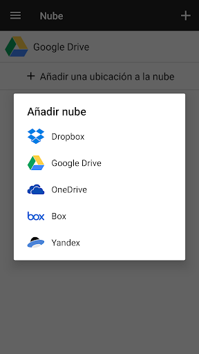 Captura de pantalla de Gestor de archivos