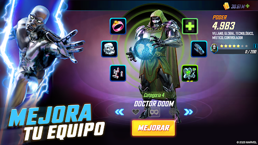 Captura de pantalla de Marvel Strike Force