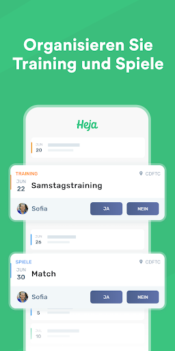 Heja Teamkommunikation Screenshot