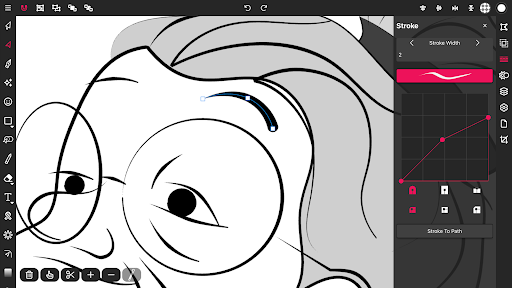 Vector Ink: SVG, Illustrator screenshot