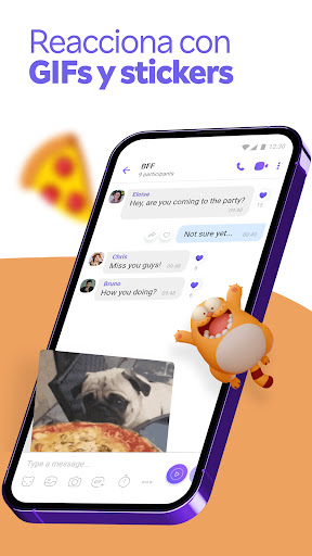 Captura de pantalla de Rakuten Viber Messenger