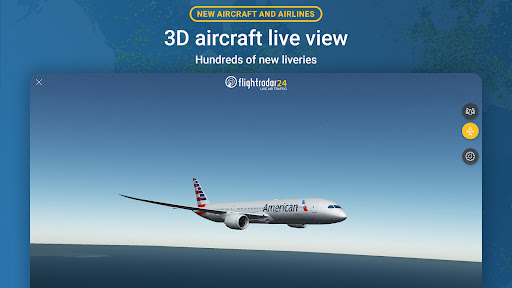 Captura de pantalla de Flightradar24 Flight Tracker