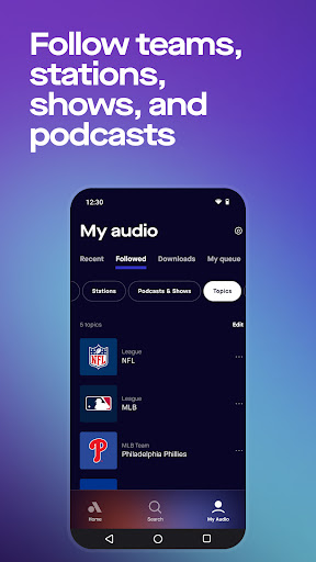 Audacy: Radio & Sports Talk screenshot