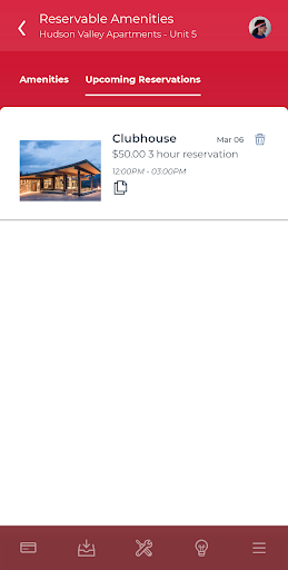 Resident Portal Screenshot