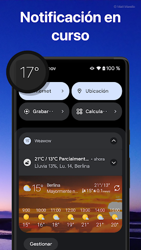 Captura de pantalla de Tiempo y widget - Weawow