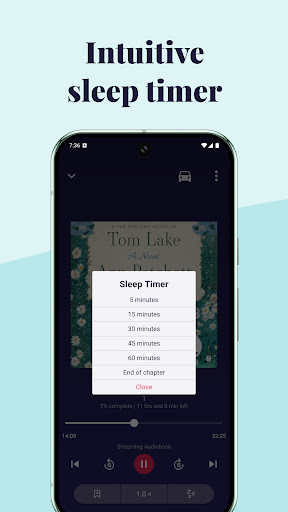 Captura de pantalla de Chirp Audiobooks