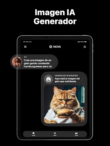 Captura de pantalla de Chatbot IA Español - Nova
