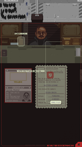 Captura de pantalla de Papers, Please