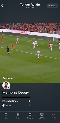 UEFA EURO & Nations League Screenshot