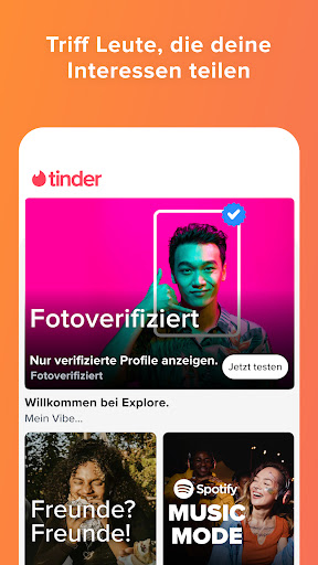 Tinder Dating App: Date & Chat Screenshot