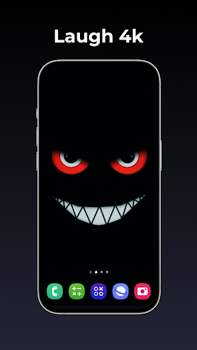 Captura de pantalla de Wicked & Silly smile Wallpaper