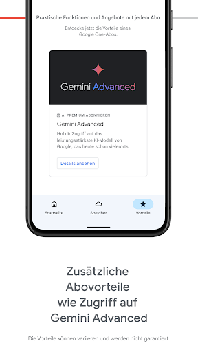 Google One Screenshot