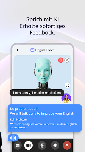 Lingual Coach: Lernen mit KI Screenshot