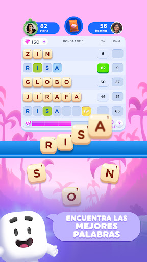 Captura de pantalla de Wordzee! Palabras y amigos