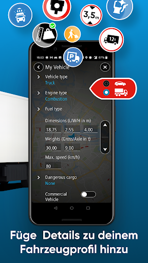 TomTom GO Expert: Lkw Navi Screenshot