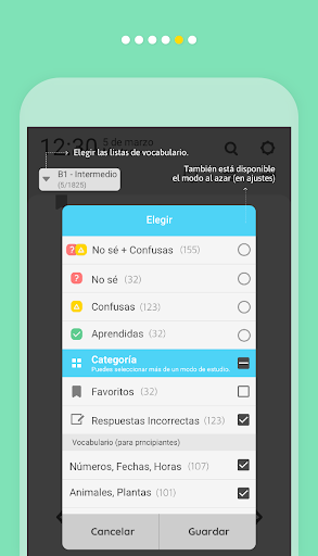 Captura de pantalla de WordBit Inglés