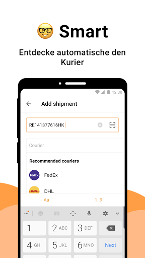 AfterShip Paketverfolgung Screenshot