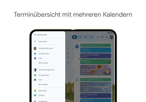 Google Kalender Screenshot