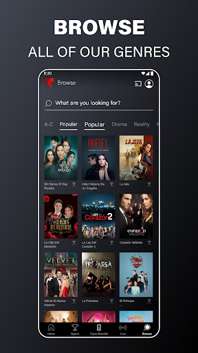 Telemundo: Series y TV en vivo screenshot