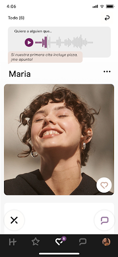 Captura de pantalla de Hinge: App de Citas y Ligar