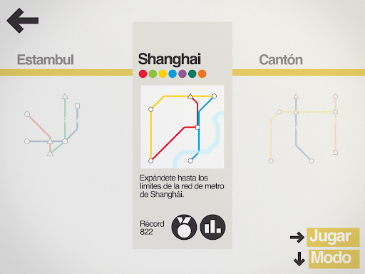 Captura de pantalla de Mini Metro