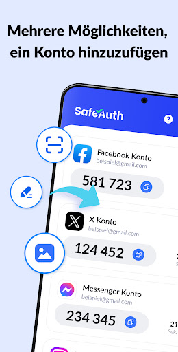 Authenticator App - SafeAuth Screenshot