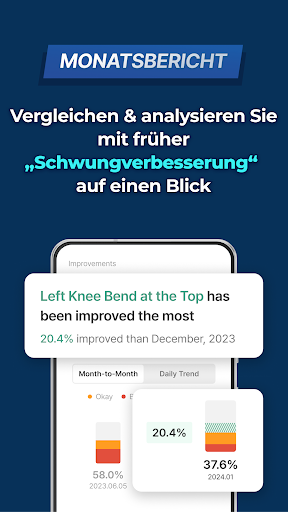 GolfFix KI Golf Coach, Analyse Screenshot