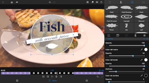 Captura de pantalla de LumaFusion:Editor de vídeo pro