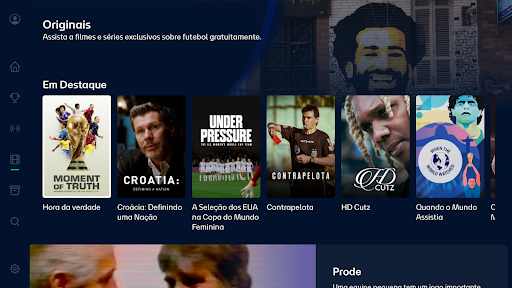 Captura de pantalla de FIFA+ | App de fútbol en vivo