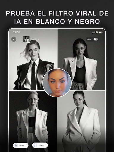 Captura de pantalla de Glam IA: Edita Fotos y Videos