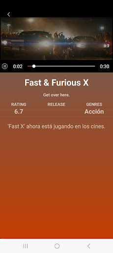 Captura de pantalla de Cinehut