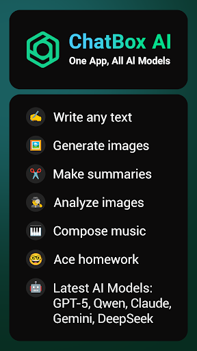 ChatBox: AI Chat Bot Assistant screenshot