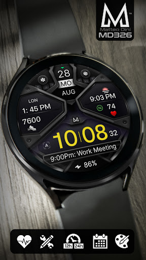 Captura de pantalla de MD326 3D Modern Watch Face
