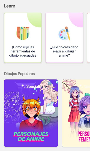 Captura de pantalla de Dibujar anime paso a paso