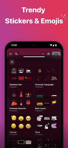 Captura de pantalla de StoryFont for Instagram Story