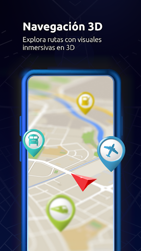 Captura de pantalla de Mapas todo en uno, velocímetro
