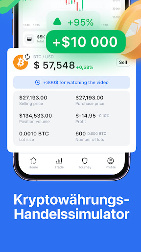 Cryptoguru: Handelssimulator Screenshot
