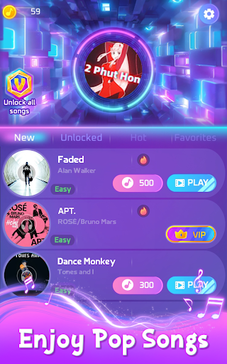 Captura de pantalla de Running Ball:Music Color Dance