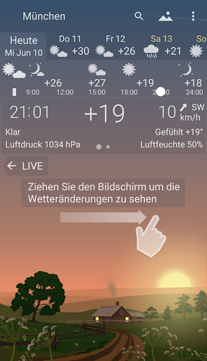 Genaue Wetter YoWindow Screenshot